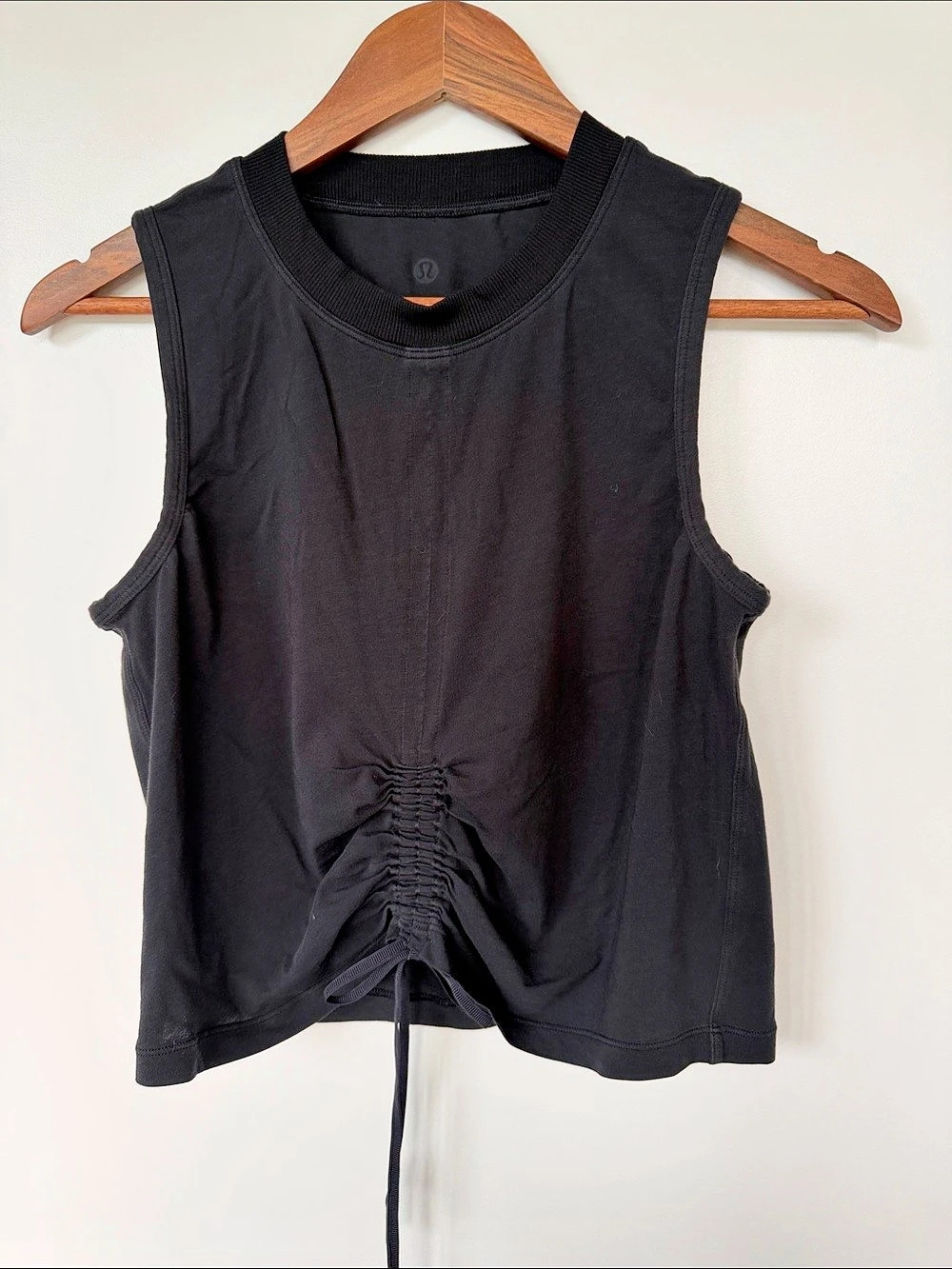 lululemon Cinch Me Up Front Tank Black